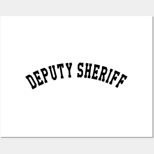 Deputy Sheriff Wall Art by KC Happy Shop